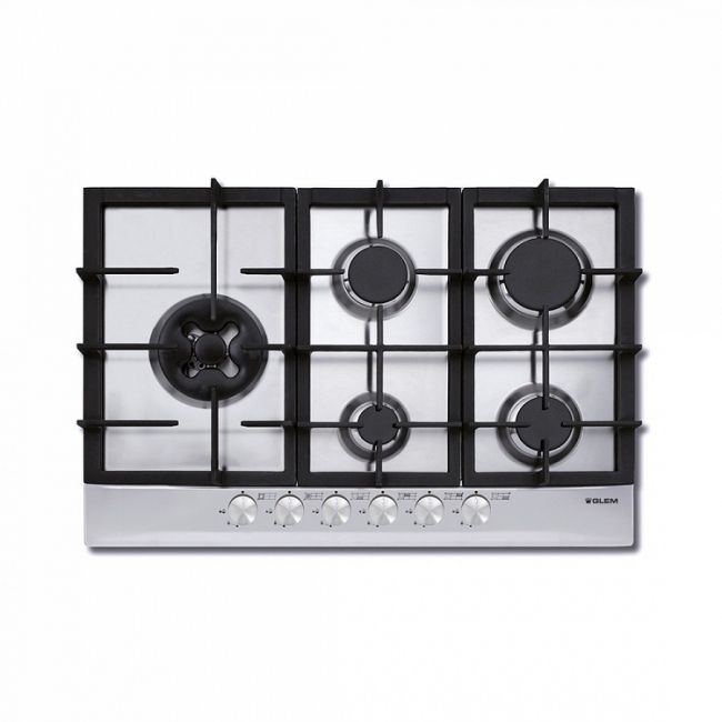 Cooktop 5 Bocas Á Gás Matrix 75Cm Glem - 220V