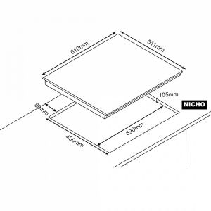 Cooktop Á Gás 4 Bocas Inox Cuisinart Arkton - 220V