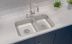 Cuba de embutir/sobrepor Isis 2C 34-28 BS em Aço Inox acetinado com 2 Cubas - 94062/102-Tramontina
