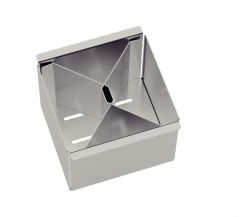 Escorredor Porta Talheres em Aço Inox para Sobrepor no Canal Organizador 15x16 cm- Tramontina