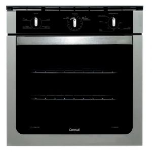 Forno de embutir elétrico Consul 84 litros prata com Grill e Timer Autodesligamento 220v - COB84AR 