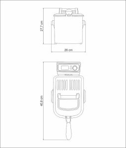 Fritadeira Elétrica Tramontina by Breville Smart em Aço Inox 7 Funções 4 L