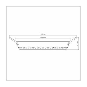 Grelha De Churrasco Para Vegetais 30 Cm Alumínio Tramontina